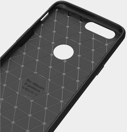 OnePlus 5 Hoesje Geborsteld TPU Rood afbeelding 6