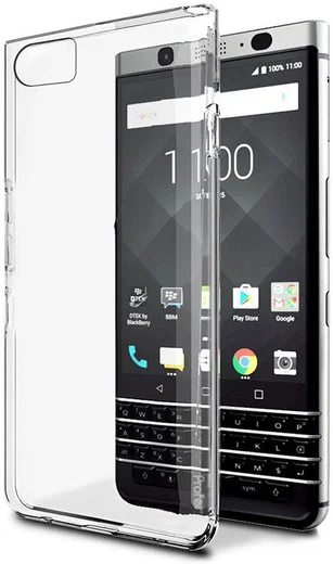IMAK Crystal II Series BlackBerry KEYone Hoesje Plastic Transparant afbeelding 1