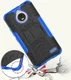 Robuuste Hybride Hoesje Motorola Moto E4 Blauw afbeelding 3
