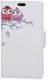 Motorola Moto E4 Portemonnee Flip Hoesje Print Boom Uilen afbeelding 1