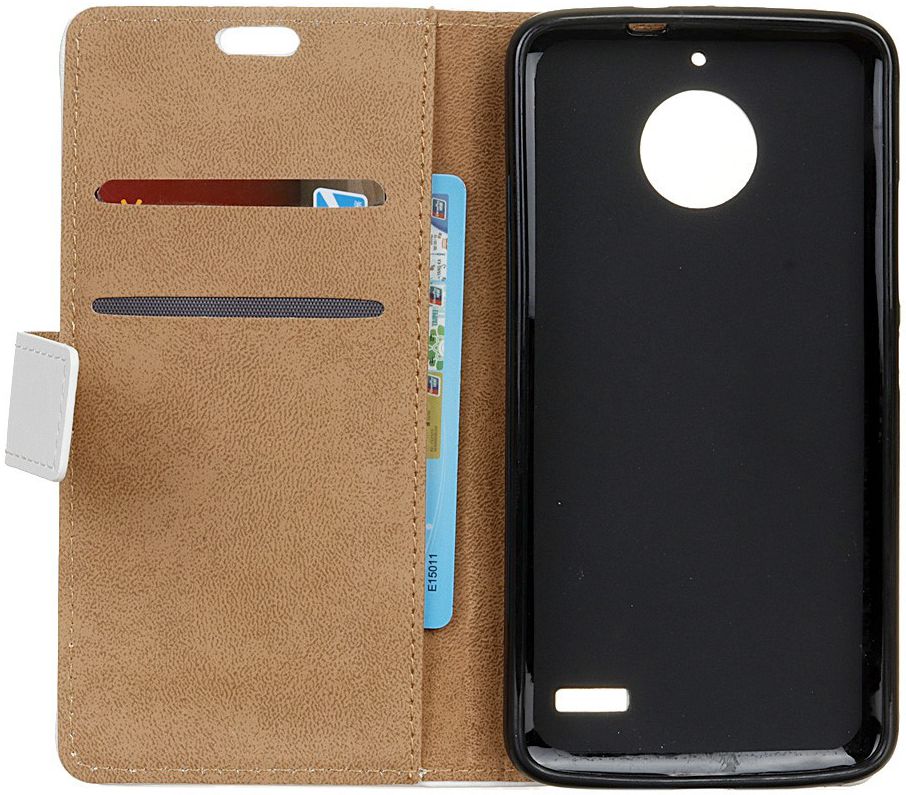 Motorola Moto E4 Portemonnee Flip Hoesje Print Boom Uilen afbeelding 6