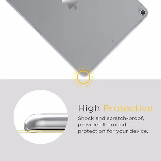 Apple iPad Air 2019 / iPad Pro 10.5 (2017) Transparante TPU Hoes afbeelding 8