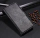 Nokia 6 Portemonnee Hoesje Kunst Leer Zwart afbeelding 9
