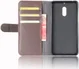 Nokia 6 Portemonnee Hoesje Kunst Leer Bruin afbeelding 5