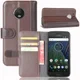 Echt Leren Motorola Moto G5 Hoesje Bruin afbeelding 4