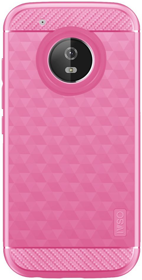 Motorola Moto G5 Plus Siliconen Hoesje Roze afbeelding 1