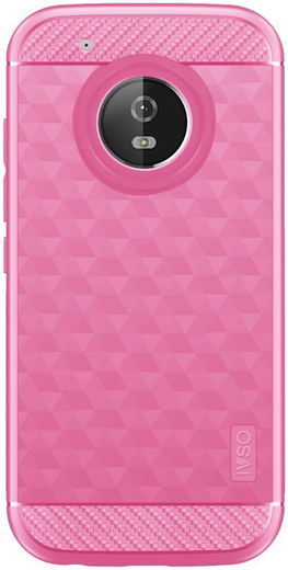 Motorola Moto G5 Plus Siliconen Hoesje Roze afbeelding 1