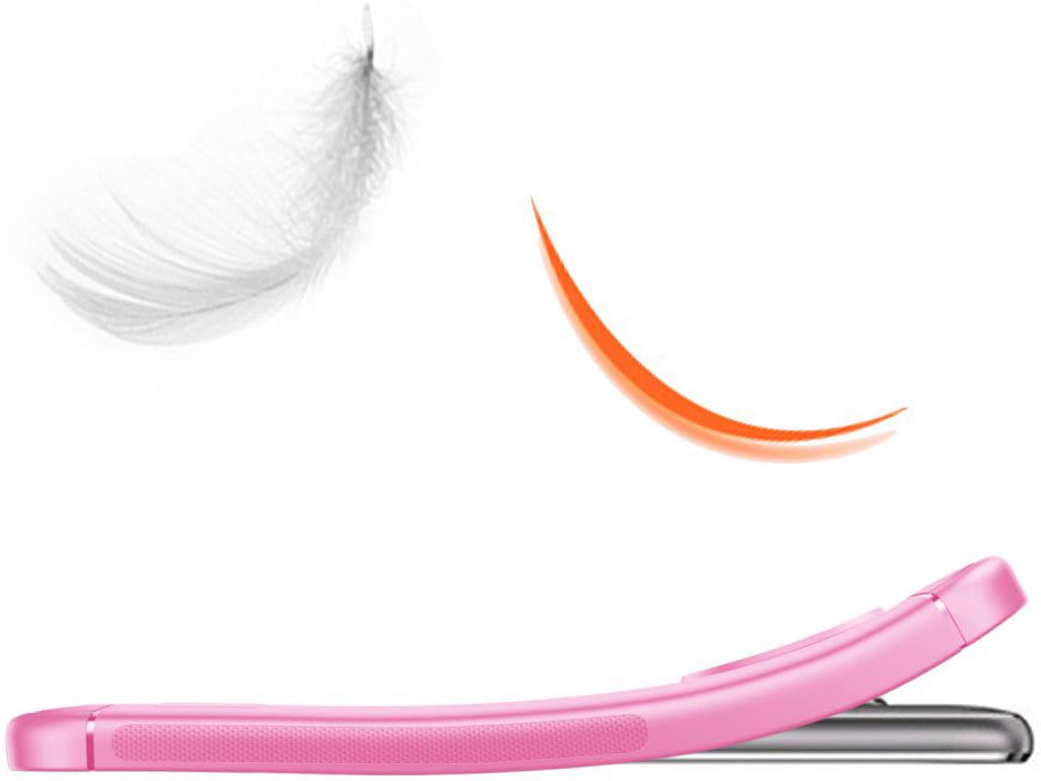 Motorola Moto G5 Plus Siliconen Hoesje Roze afbeelding 3