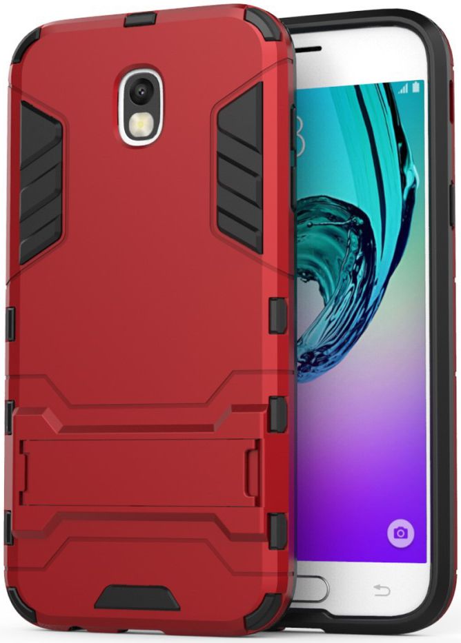 Hybride Samsung Galaxy J5 (2017) Hoesje Rood afbeelding 1
