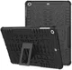 Apple iPad 9.7 2017 Tyre Pattern Hybrid Case Zwart afbeelding 1