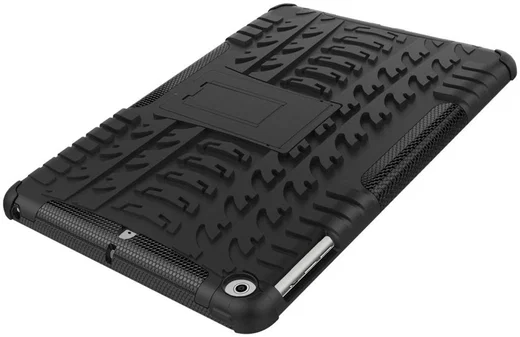 Apple iPad 9.7 2017 Tyre Pattern Hybrid Case Zwart afbeelding 12