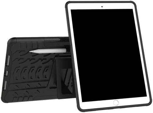 iPad Air 2019 / iPad Pro 10.5 (2017) Hybride Hoes Zwart afbeelding 10
