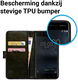 Rosso Nokia 3 Hoesje Premium Book Cover Zwart afbeelding 7