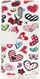 Samsung Galaxy J3 (2017) Print Portemonnee Hoesje Hearts afbeelding 3