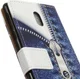 Samsung Galaxy J3 (2017) Print Portemonnee Hoesje Blauw afbeelding 4