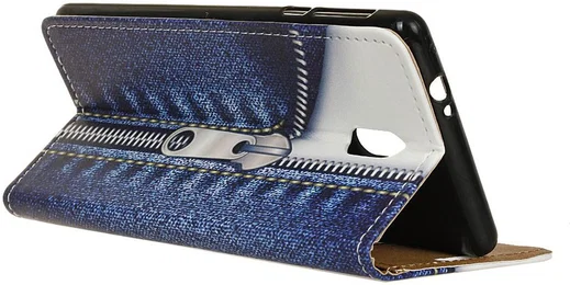 Samsung Galaxy J3 (2017) Print Portemonnee Hoesje Blauw afbeelding 5