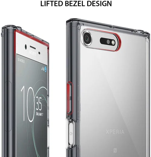 Ringke Fusion Sony Xperia XZ Premium Hoesje Smoke Black afbeelding 6