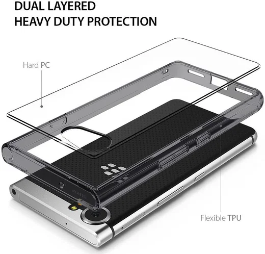 Ringke Fusion BlackBerry Keyone Hoesje Doorzichtig afbeelding 3