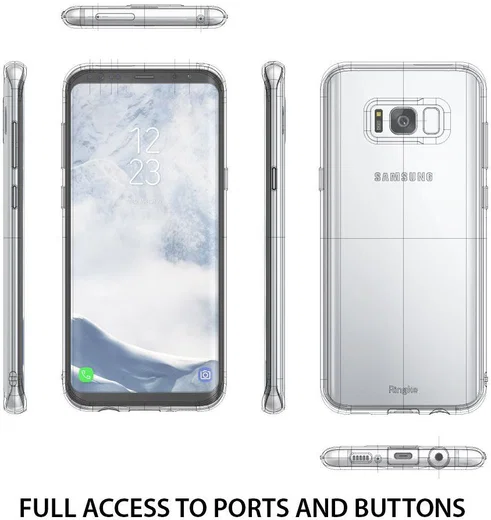 Ringke Air Samsung Galaxy S8 Hoesje Aqua Blue afbeelding 6