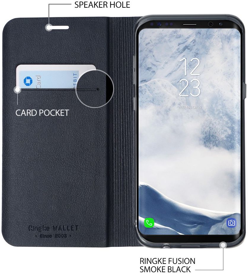 Ringke Wallet Fit Samsung Galaxy S8 Plus Bruin afbeelding 4