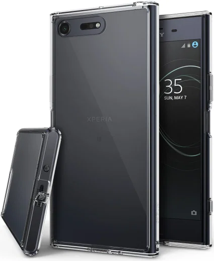 Ringke Fusion Sony Xperia XZ Premium Hoesje Clear afbeelding 1