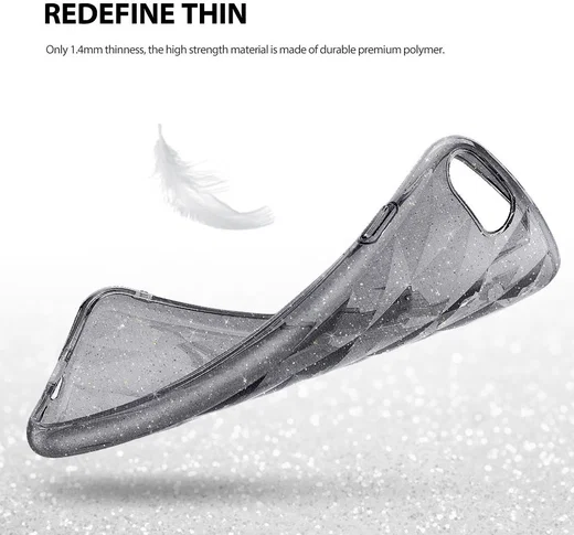 Ringke Air Prism Apple iPhone SE 2020 Glitter Clear afbeelding 2