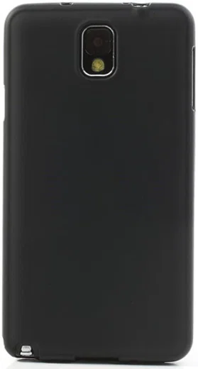 Samsung Galaxy Note 3 Frosted TPU Hoesje Zwart afbeelding 2