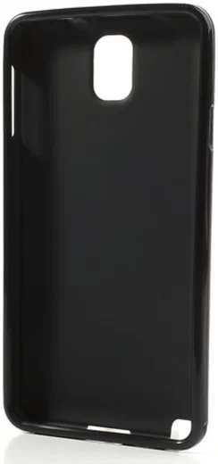 Samsung Galaxy Note 3 Frosted TPU Hoesje Zwart afbeelding 3