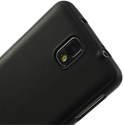 Samsung Galaxy Note 3 Frosted TPU Hoesje Zwart afbeelding 4