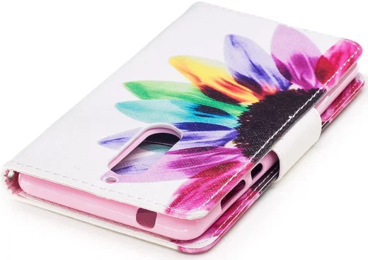 Nokia 5 Portemonnee Flip Hoesje Print Flowers afbeelding 7