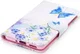 Nokia 5 Portemonnee Flip Hoesje Print Blue Butterfly afbeelding 6