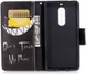 Nokia 5 Portemonnee Flip Hoesje Print Don't Touch My Phone afbeelding 2