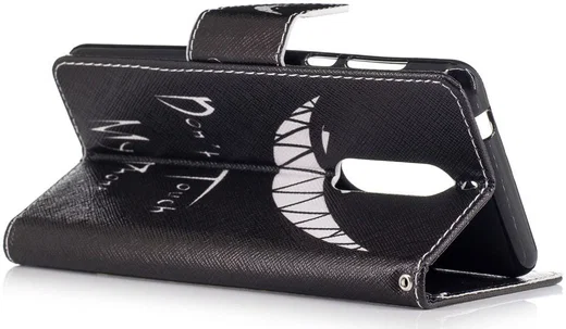 Nokia 5 Portemonnee Flip Hoesje Print Don't Touch My Phone afbeelding 3
