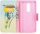 Nokia 5 Portemonnee Flip Hoesje Print Feather afbeelding 2