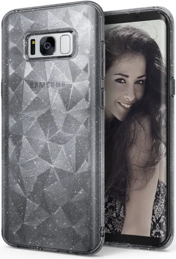 Ringke Air Prism Samsung Galaxy S8 Hoesje Grijs Glitter afbeelding 1