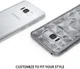 Ringke Air Prism Samsung Galaxy S8 Hoesje Grijs Glitter afbeelding 2
