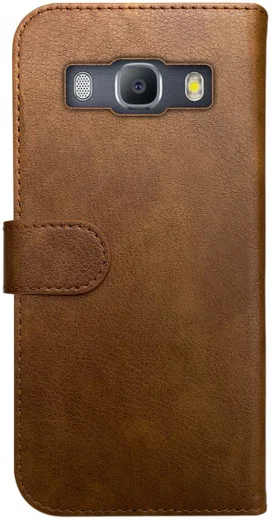 Rosso Element Samsung Galaxy J5 2016 Hoesje Book Cover Bruin afbeelding 2
