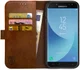 Rosso Element Samsung Galaxy J5 2017 Hoesje Book Cover Bruin afbeelding 1