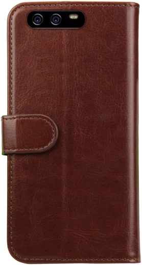 Rosso Element Huawei P10 Hoesje Book Cover Bruin afbeelding 2