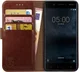 Rosso Element Nokia 5 Hoesje Book Cover Bruin afbeelding 1