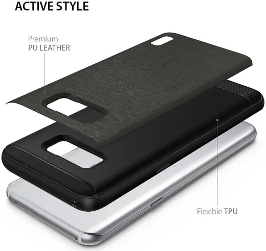 Ringke Flex S Samsung Galaxy S8 Hoesje Grijs afbeelding 2