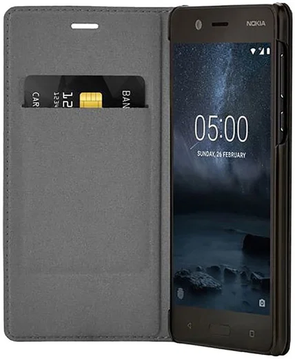 Nokia CP-303 Flip Case Nokia 3 Zwart afbeelding 2
