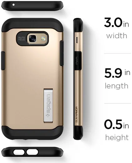 Spigen Slim Armor Samsung Galaxy A5 (2017) Goud afbeelding 8