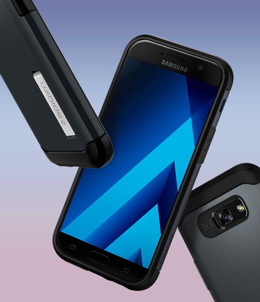 Spigen Slim Armor Samsung Galaxy A5 (2017) Grijs afbeelding 7