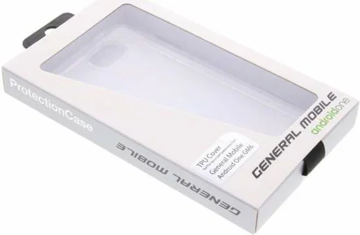 Originele General Mobile GM6 TPU Hoesje Transparant afbeelding 3