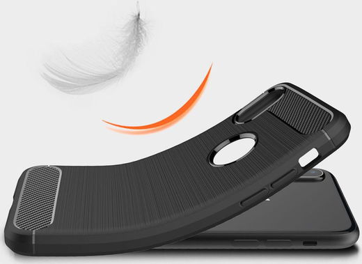 Apple iPhone X / XS Geborsteld TPU Hoesje Zwart afbeelding 12