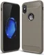 Apple iPhone X / XS Geborsteld TPU Hoesje Grijs afbeelding 1