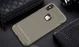 Apple iPhone X / XS Geborsteld TPU Hoesje Grijs afbeelding 2