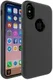 Apple iPhone X Rubber Hard Case Zwart afbeelding 1