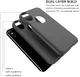 Apple iPhone X Rubber Hard Case Zwart afbeelding 2